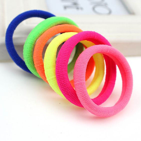 LIGA PARA CABELLO COLORES 10 PIEZAS